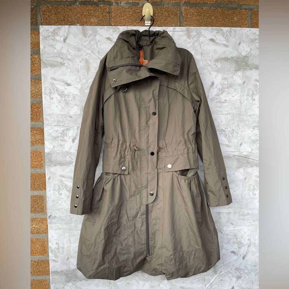 Cop Copine Balloon Coat | Anorak w/ Leopard Print Lining size 40/ 8 USA